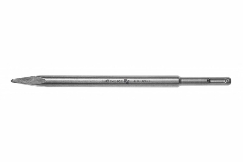 Долото пікоподібне SDS Plus 4x14x250 мм Hogert для перфоратора (HT6D280)