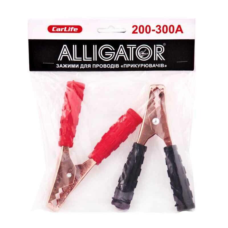 Аккумуляторный зажим Alligator металлический 200-300А вес 100г для аккумулятора (CP635) - Зображення 1