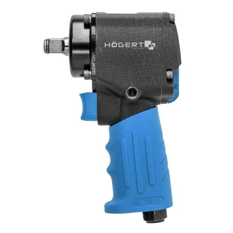 Пневматический ударный гайковерт Mini Ultra Short 1/2 дюйма 680Nm Hogert (HT4R626) - Зображення 1