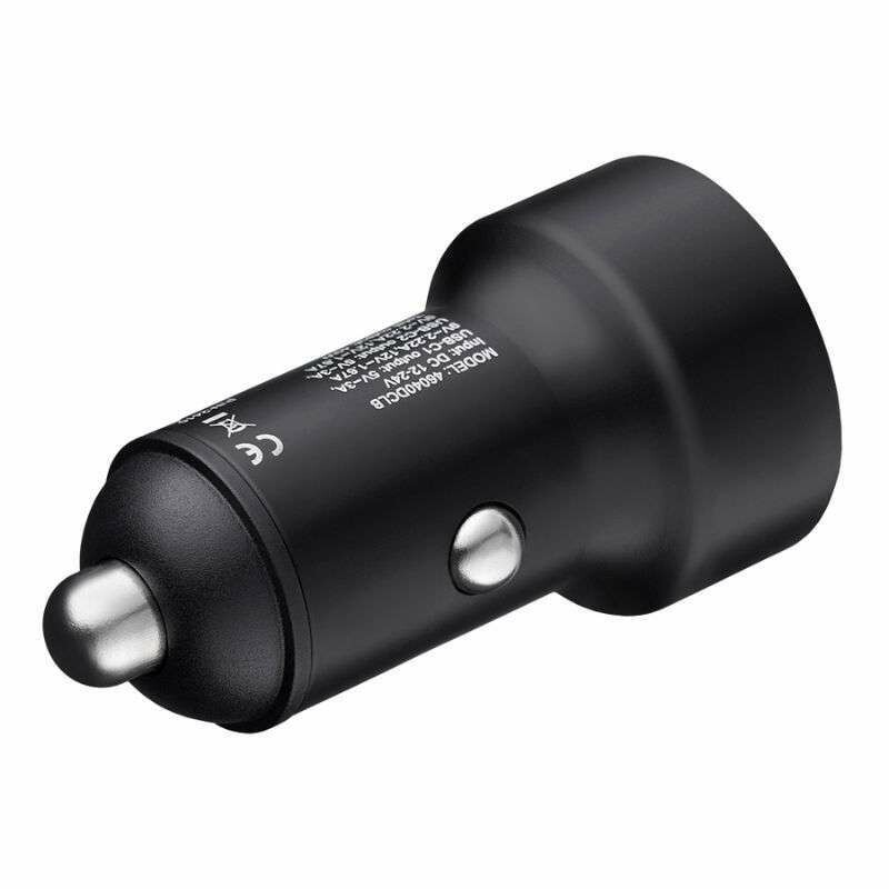 Автозарядка BREVIA ePower DualCharge Display 40W два USB-C черная для авто (46040DCLB) - Зображення 3