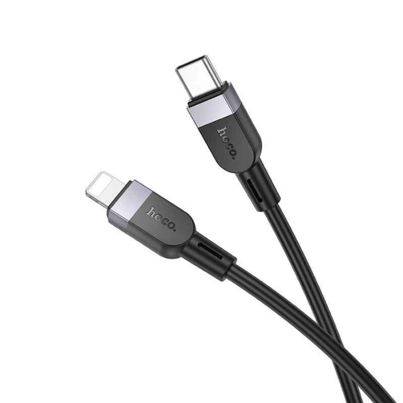 Зарядный кабель Lightning 1м 27W для синхронизации Hoco X109 черный (X109-t/i black) - Изображение 1