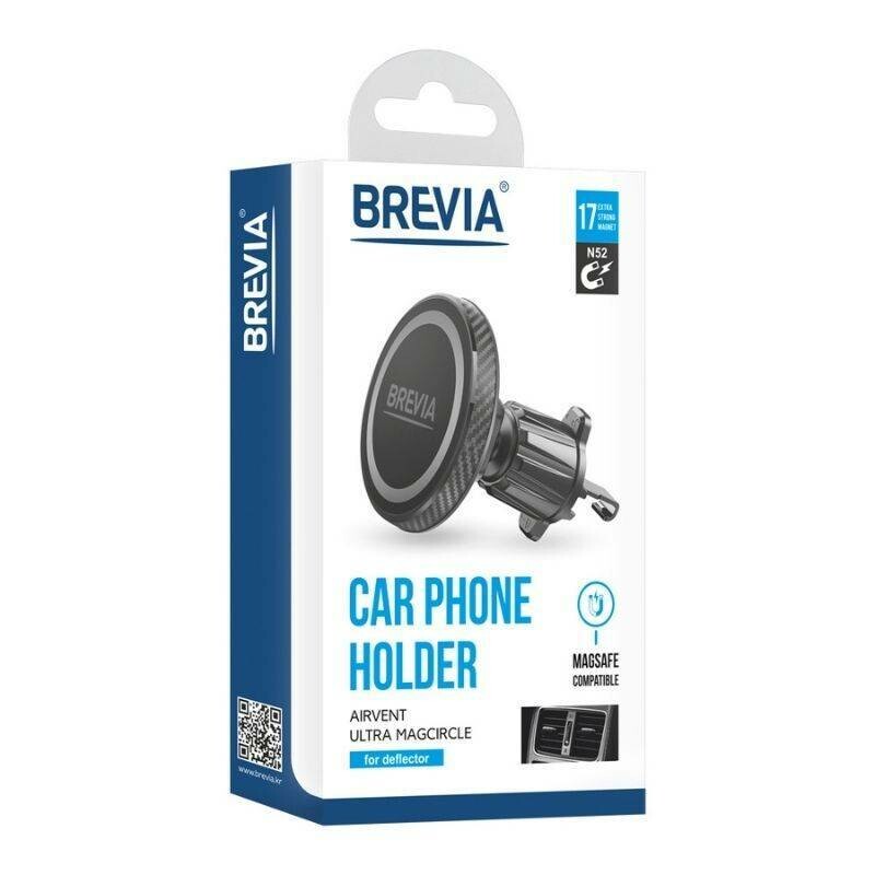 Магнитный автодержатель Brevia AirVent Ultra MagCircle для телефона на дефлектор воздуха (48010) - Зображення 6