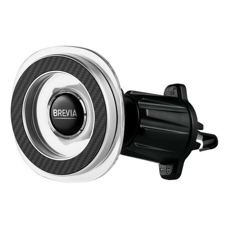 Автомобильный магнитный держатель Brevia AirVent Ultra MagRING для телефона на дефлектор Crystal (48020)