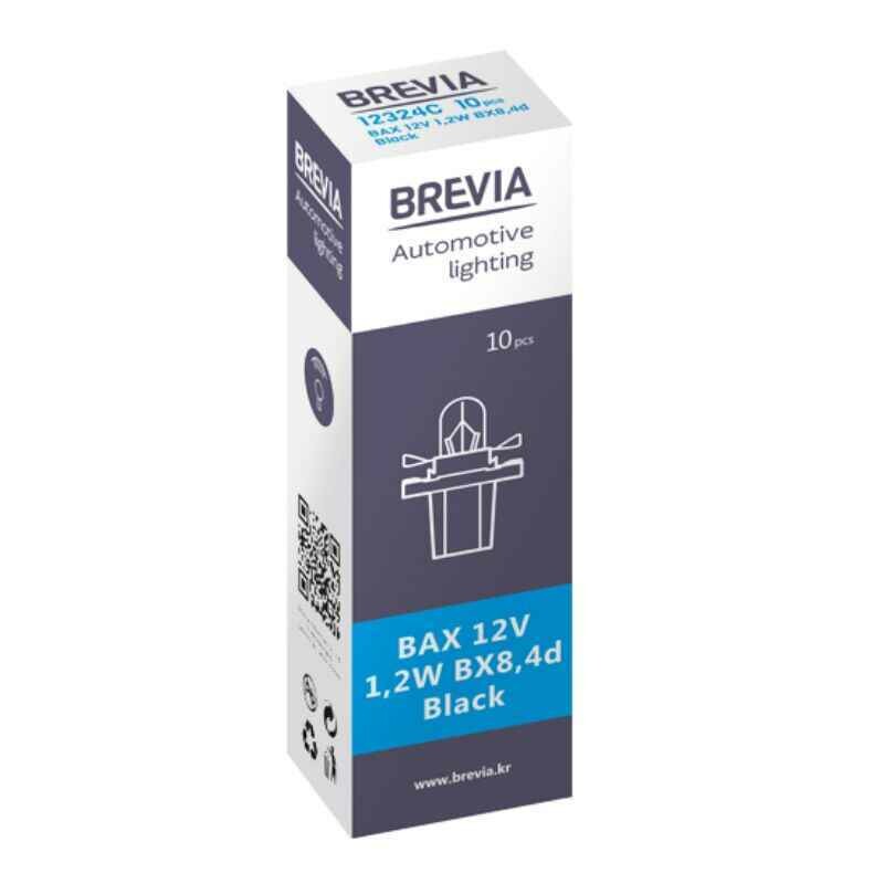 Галогенные лампы Brevia BX8.4d Black 12V набор 10 штук в упаковке (12324C) - Изображение 2