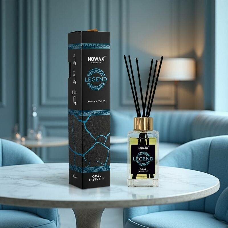 Аромадифузор с палочками Nowax Legend Opal Infinity 90 мл для дома и офиса (NX91719) - Зображення 1