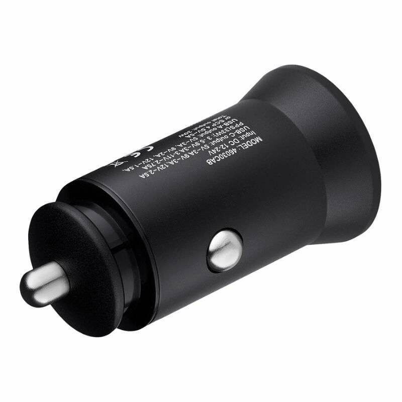 Зарядное устройство для авто BREVIA ePower DualCharge 30Вт 1xUSB-C 1xUSB-A черный (46030CAB) - Изображение 3
