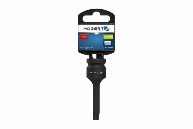 Головка торцевая ударная Torx 1/2", T50 (HT4R036) - Зображення 2