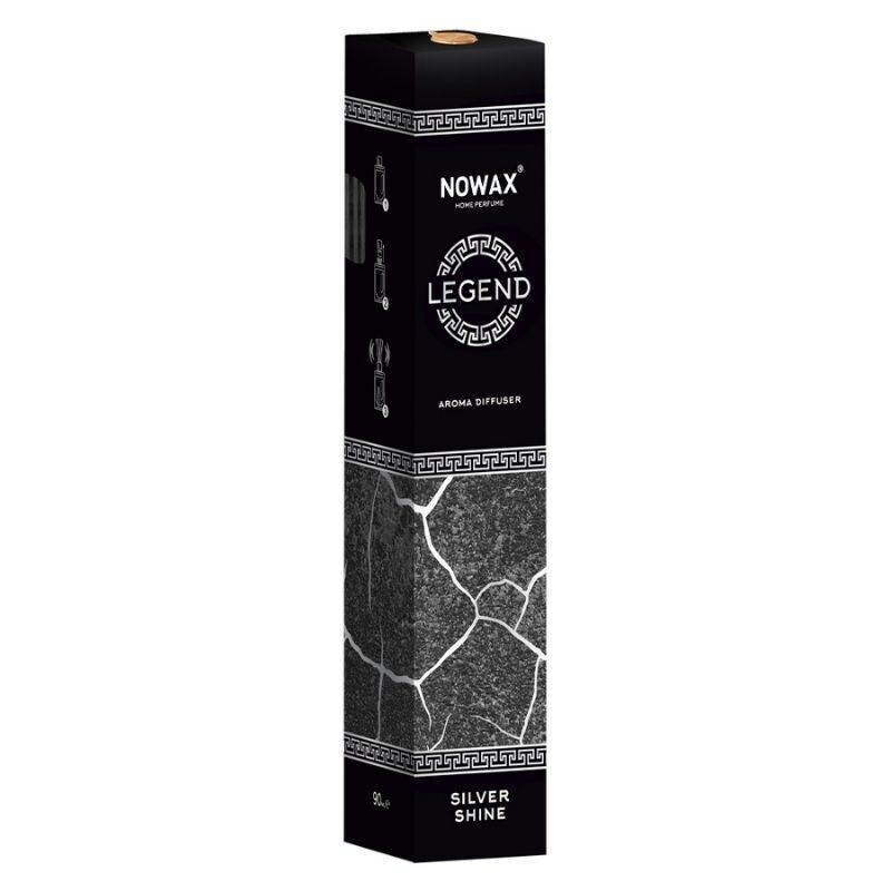 Ароматический диффузор с палочками Nowax Legend Silver Shine 90 мл для дома и офиса (NX91726)