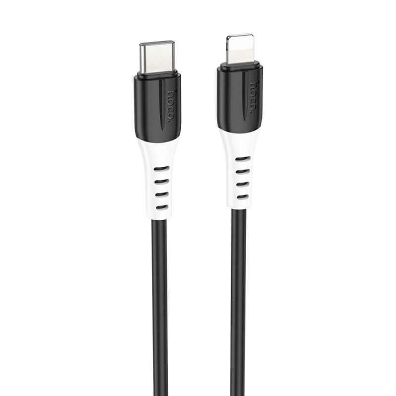 Зарядный кабель Lightning 1м 3A для синхронизации Hoco X82 черный (X82-t/i black)