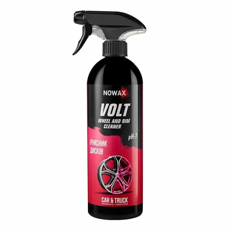 Средство для очищения колесных дисков с индикатором NOWAX Volt Wheel Rim Cleaner 750 мл 20 шт ящик (NX75016)
