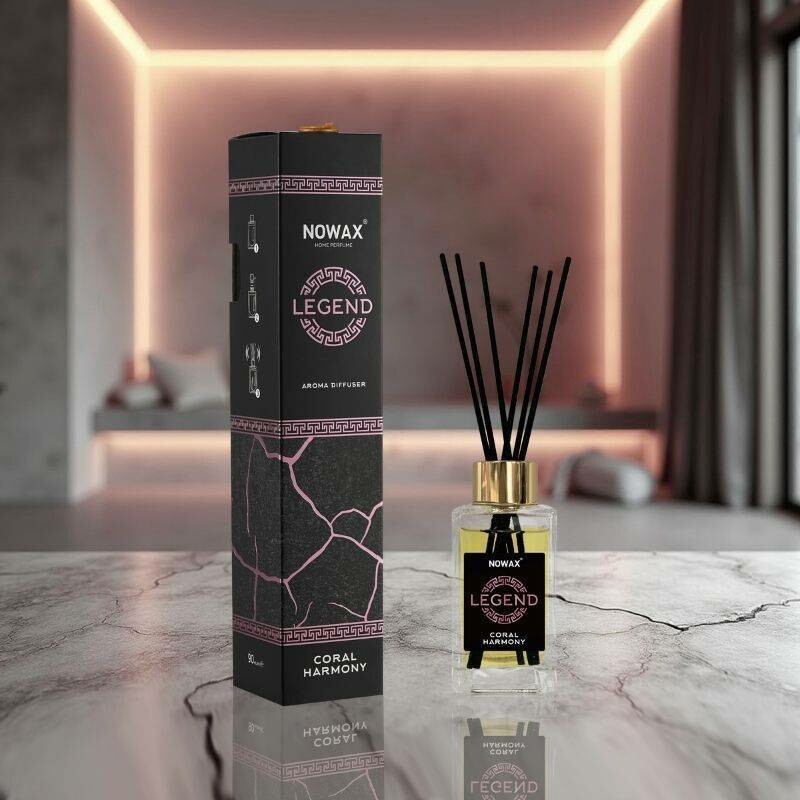 Аромадиффузор для дома с палочками Nowax Legend Coral Harmony 90 мл NX91689 - Зображення 1
