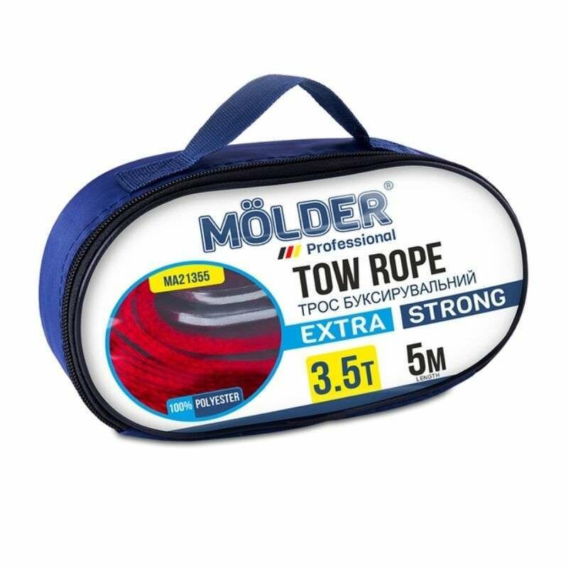 Трос буксировочный 3.5т 5м сумка Molder (MA21355) - Зображення 4