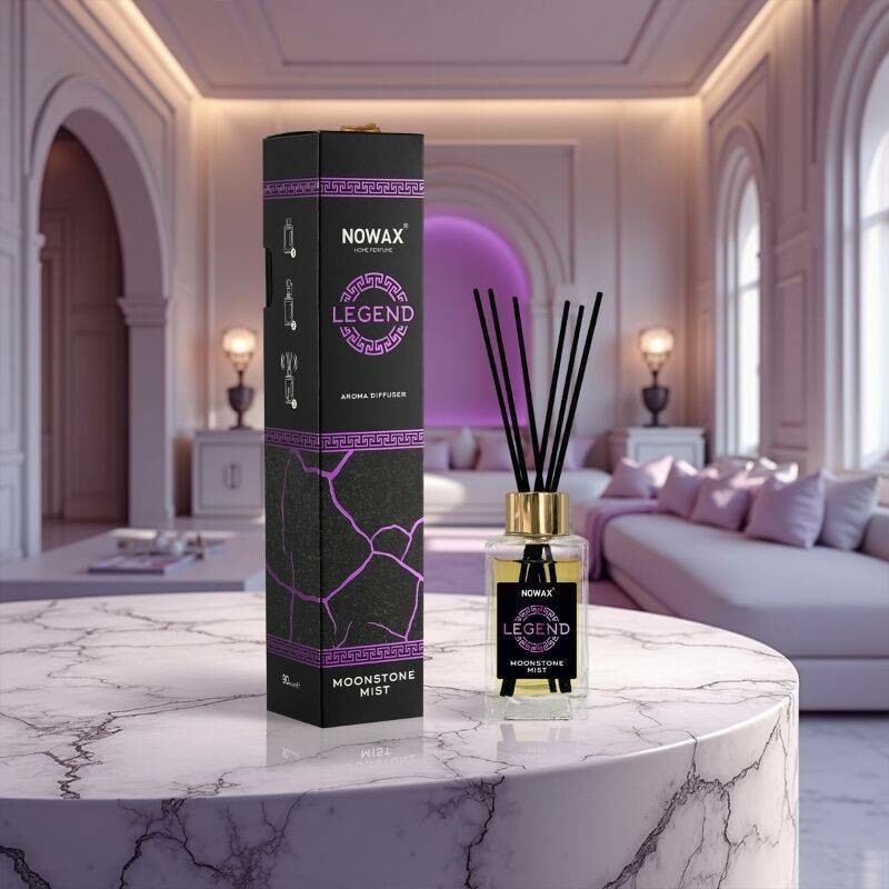 Аромадиффузор с палочками Nowax Legend Moonstone Mist 90 мл ароматизатор для дома и офиса (NX91733) - Зображення 1