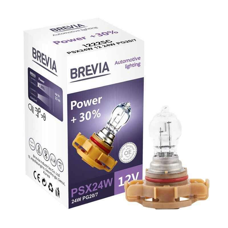 Галогеновая автолампа Brevia PSX24W Power Plus 30 процентов 1 штука (12225C)
