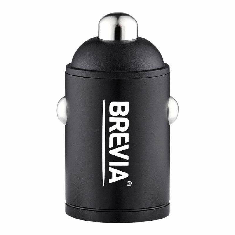 Зарядное устройство для авто BREVIA ePower NanoMetal 38Вт 1xUSB-C и 1xUSB-A чёрный (46038CAMB) - Изображение 2