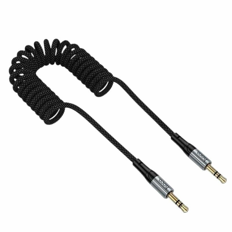Кабель HOCO AUX 3.5mm to 3.5mm Nuevo audio cable UPA33 |1.5M| (black) - Зображення 5
