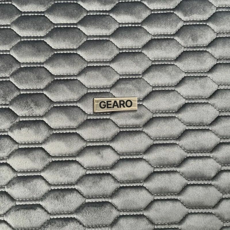 Накидки на сиденья велюр и экокожа комплект 11 шт Gearo Gran Lusso Prestige (GE0710GY-A) - Зображення 6