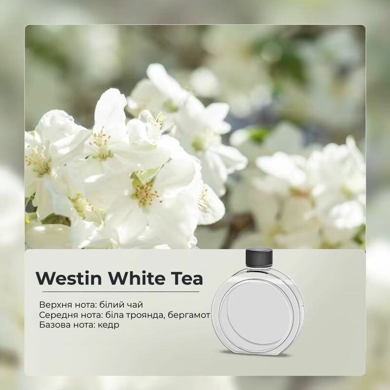 Ароматизатор для аромадиффузора Essential oil White Tea by The Westin 50мл (XXJ007-Whi) - Зображення 3