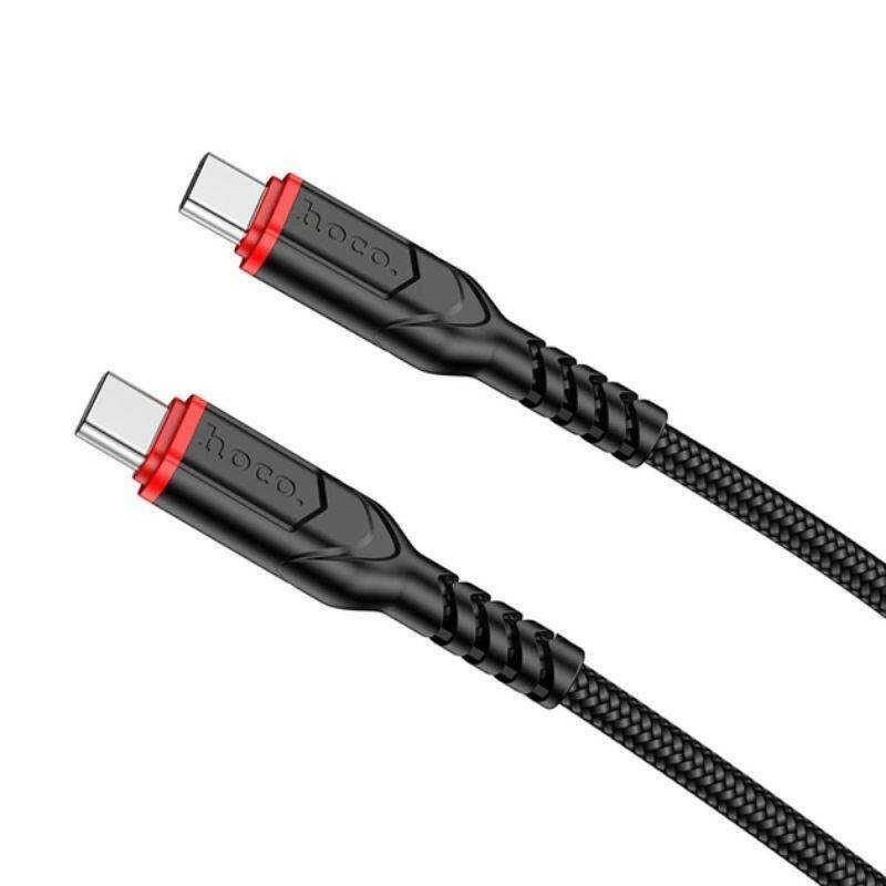 Кабель для зарядки и синхронизации Type-C to Type-C 3м 3A HOCO X59 (X59-t/t) - Зображення 2