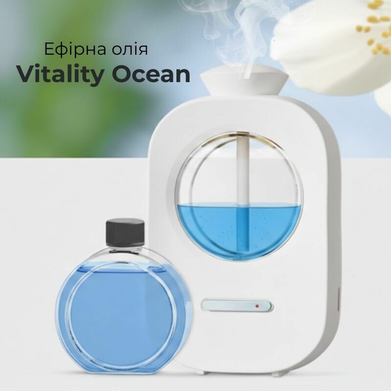 Ароматизатор для аромадиффузора Essential oil Vitality Ocean 50мл (XXJ007-Vit) - Зображення 2