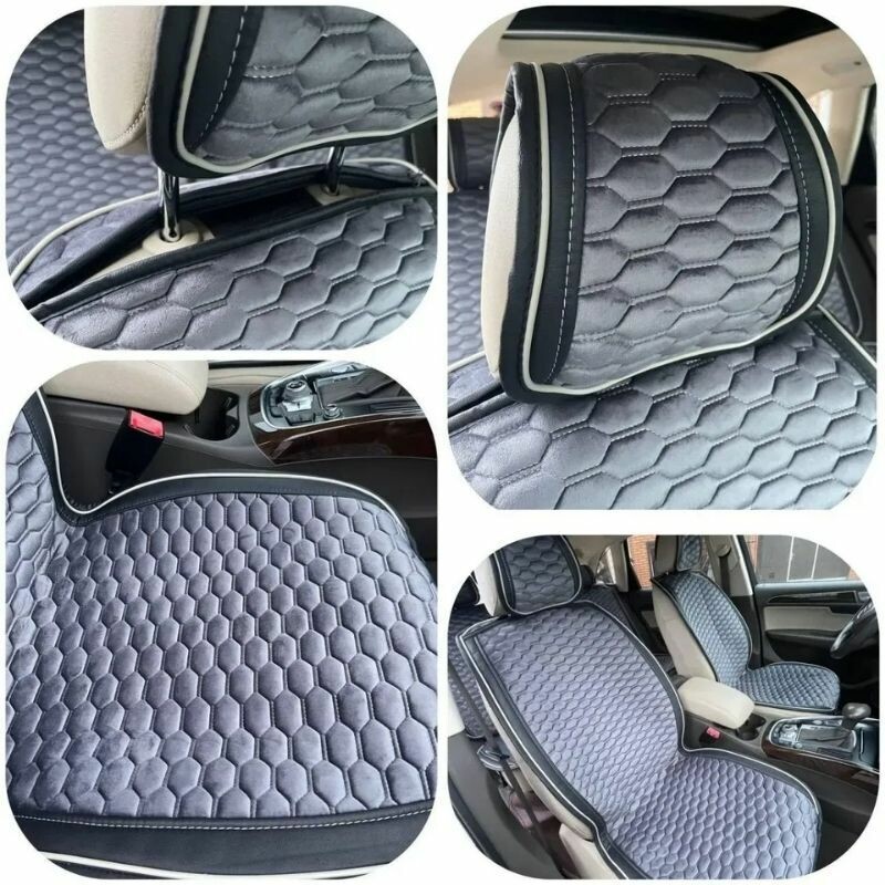 Накидки на сиденья 2 шт Gearo Gran Lusso Prestige (GE0710GY-F) - Зображення 3