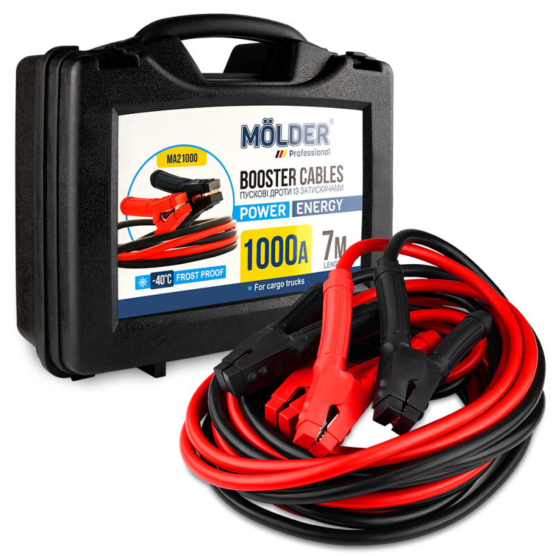 Пусковые провода 1000A 7м Molder (MA21000)