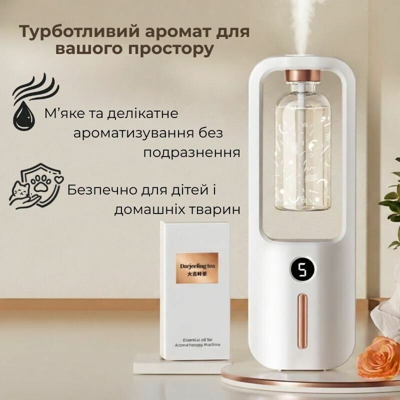 Ароматизатор для аромадиффузора Essential oil Darjeelin tea 50мл (XXJ-S1-Darj) - Зображення 2