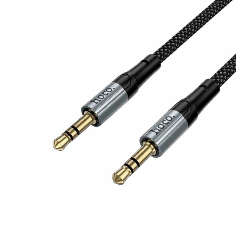 Кабель HOCO AUX 3.5mm to 3.5mm Nuevo audio cable UPA33 |1.5M| (black) - Зображення 1