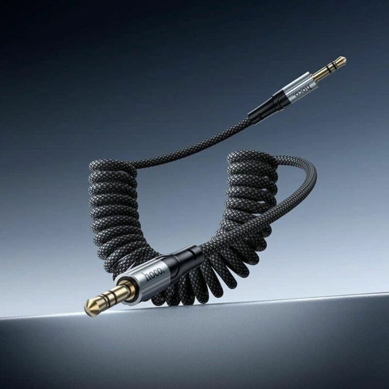 Кабель HOCO AUX 3.5mm to 3.5mm Nuevo audio cable UPA33 |1.5M| (black) - Зображення 7