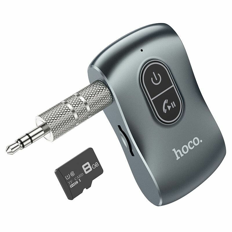 Автомобильный Bluetooth AUX ресивер Hoco E73 Tour BT 5.0 с TF (E73) - Изображение 2