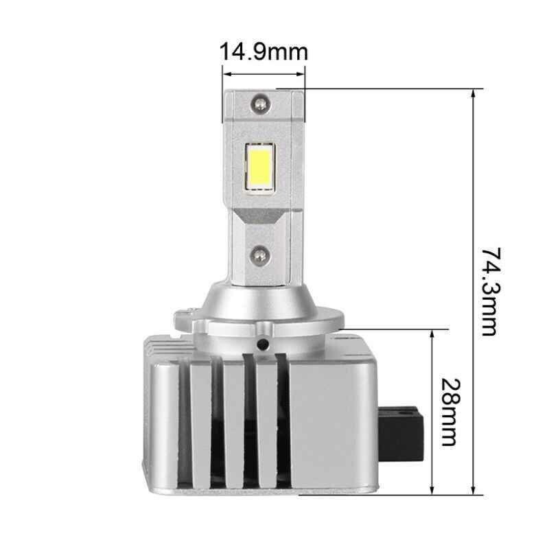 Светодиодные автолампы 4200LM 6000K Carlamp D8S 35W (D8S-Pro) - Зображення 8