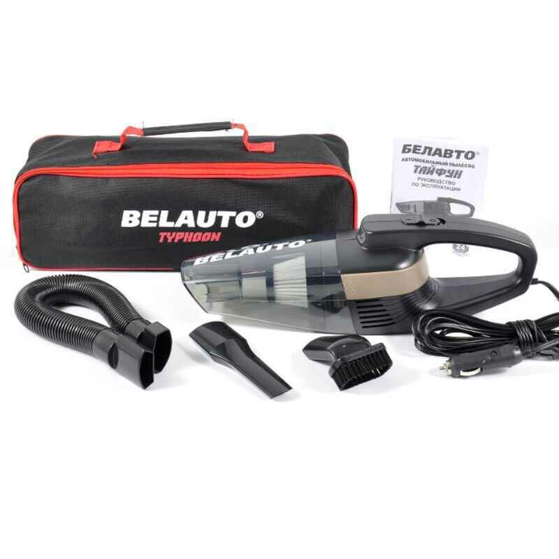 Пылесос автомобильный BelAuto 110Вт 3.5кПа 12V от прикуривателя с фонариком черный (BA55B) - Зображення 3