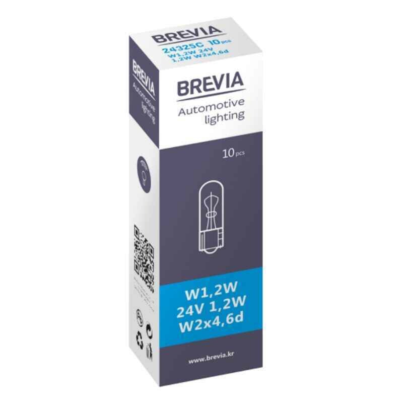 Галогенные лампы Brevia W1.2W 24V набор 10 штук в упаковке (24325C) - Изображение 2