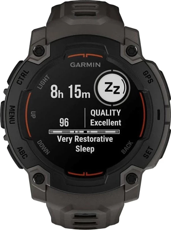 Смарт-часы Garmin Instinct E 45mm Black with Charcoal Band (010-02933-00/13) - Зображення 4