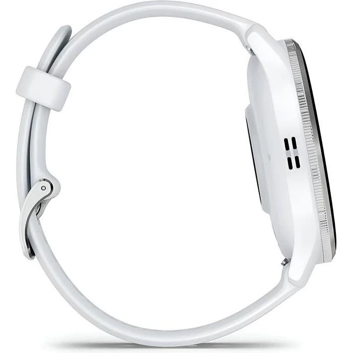 Garmin Venu 3 Silver Stainless Steel Bezel with Whitestone Case and Silicone Band (010-02784-00/50) - Зображення 3