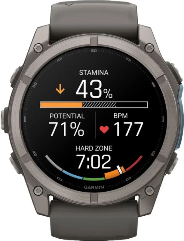Смарт-часы Garmin Fenix 9 51mm Titanium with Pebble Gray Silicone Band (010-04763-00/01) - Изображение 3