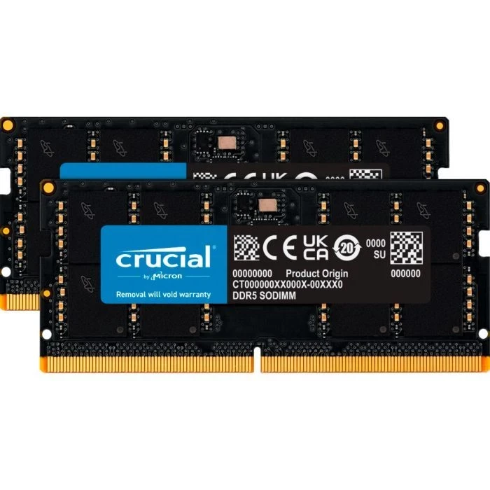 SoDIMM DDR5 64GB (2x32GB) 4800 MHz Micron (CT2K32G48C40S5)