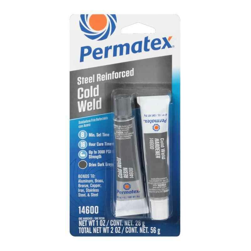Эпоксидная двухкомпонентная холодная сварка Permatex Gold Weld 3000 PSI 56г до 177°C (14600) - Зображення 1