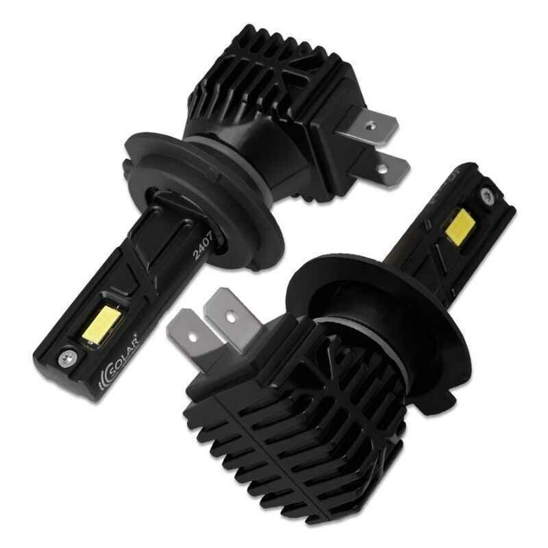 LED лампы H7 для авто Solar 12V 24V 30W 3000Lm 6500K CSP3570 комплект 2 штуки (8407S2) - Зображення 3