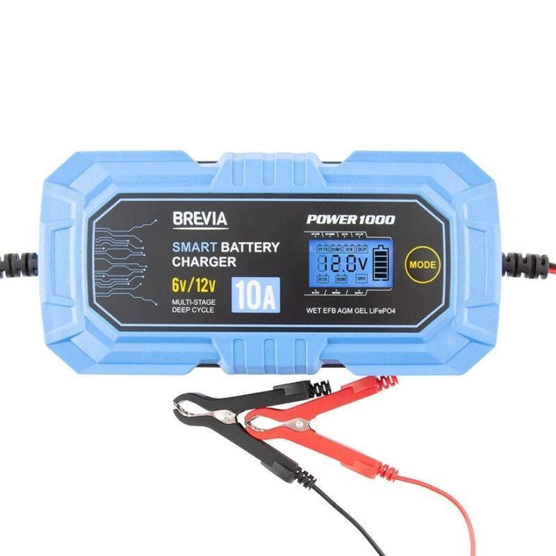 Зарядное устройство для аккумуляторов Brevia Power 10А для батарей до 200 Ач 21000EP - Зображення 1