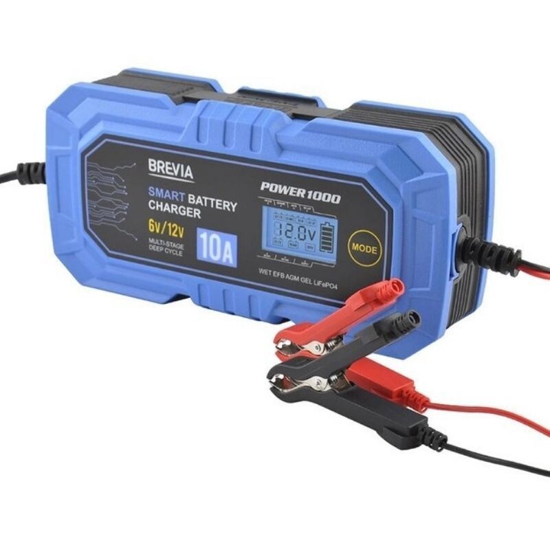 Зарядное устройство для аккумуляторов Brevia Power 10А для батарей до 200 Ач 21000EP