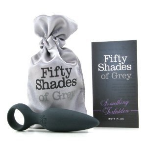 Анальна пробка Fifty Shades Of Grey силіконова, чорна, 10.8 х 2.5 см - Зображення 2
