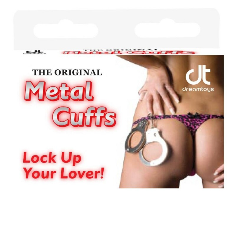 Наручники металеві Dreamtoys з ключиками, сріблясті, 25.5 х 6.9 см - Изображение 1