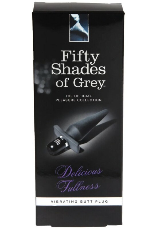 Анальна пробка з вібрацією Fifty Shades Of Grey Delicious Fullness, силіконова, чорна, 13.9 х 3.2 см - Зображення 1