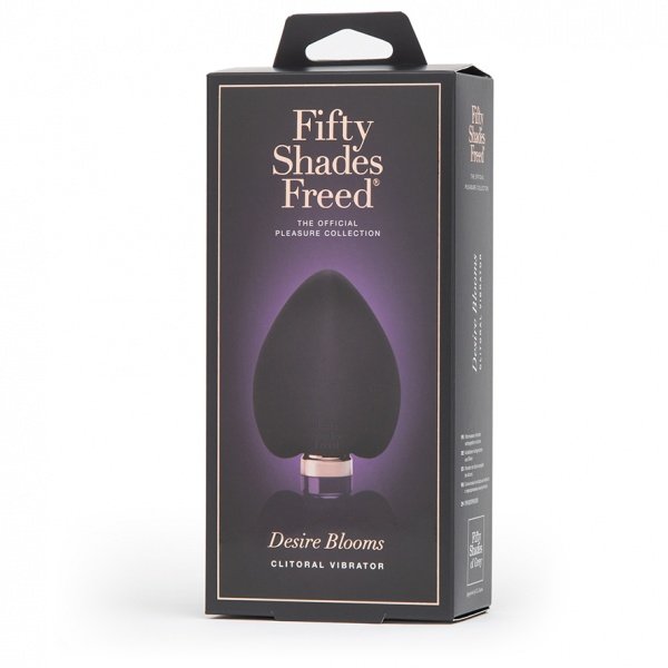 Вібратор для клітора Fifty Shades Freed у формі пелюстки, фіолетовий, 11 х 8 см - Зображення 1