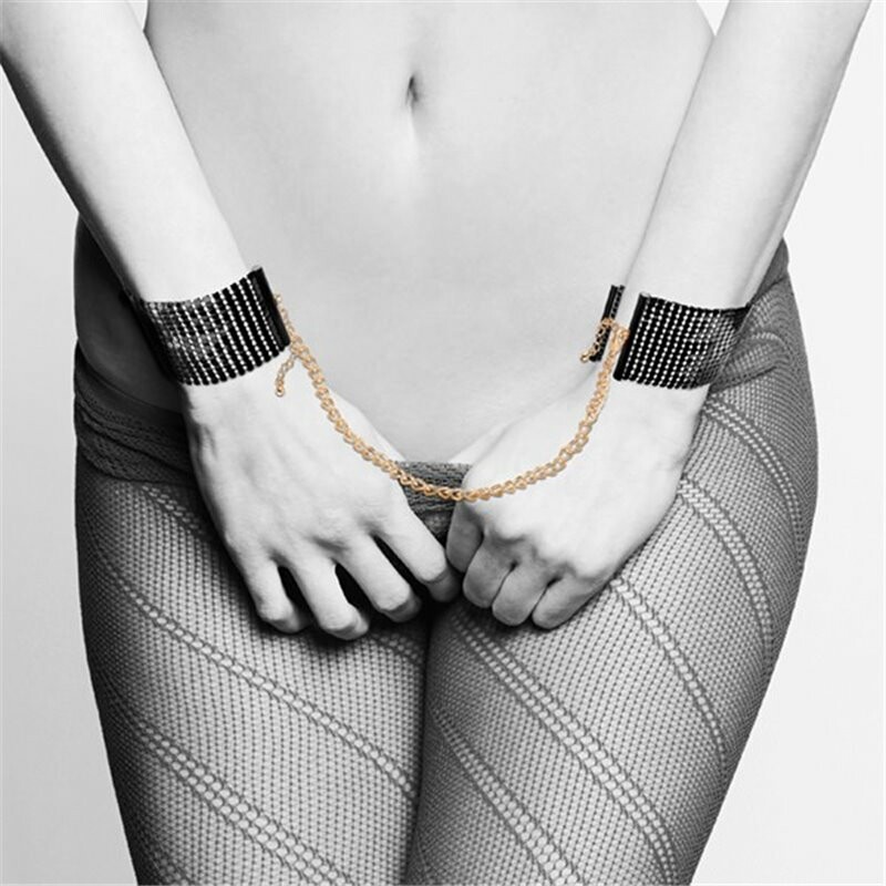 Браслети-наручники Bijoux Indiscrets чорні, OS - Зображення 2
