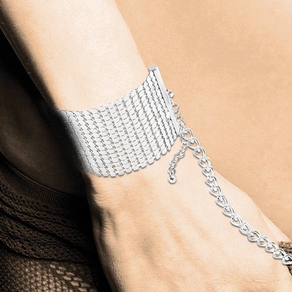 Браслети-наручники Bijoux Indiscrets срібні, OS - Зображення 2