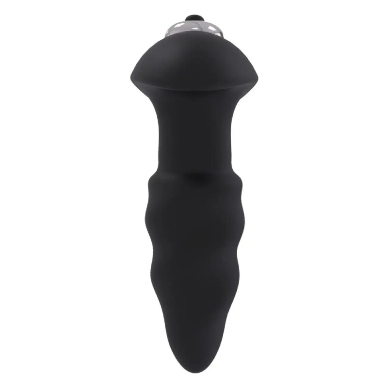 Анальний вібратор Dream Toys Cheeky Love зі стоппером, чорний, 9 х 3 см - Зображення 3