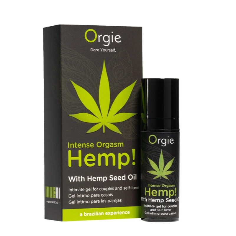 Підсилювач оргазму Orgie Intense Orgasm Hemp з олією канабіса, 15 мл - Зображення 2
