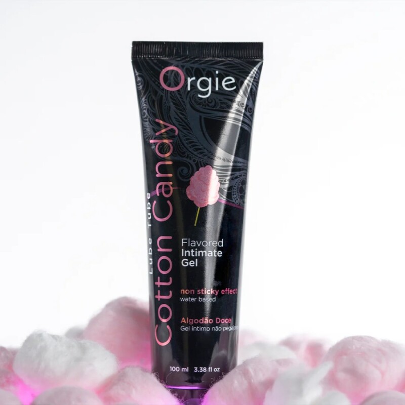 Їстівний лубрикант Orgie Lube Tube зі смаком цукрової вати, 100 мл - Зображення 1